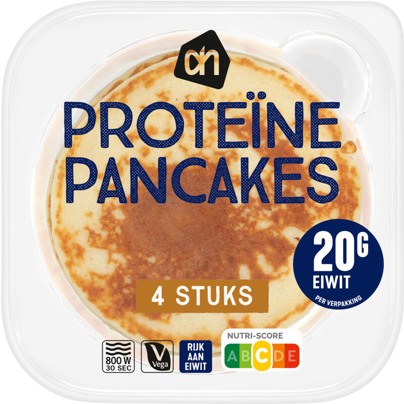 Een afbeelding van AH Proteïne pancakes 4 stuks