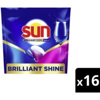 Een afbeelding van Sun Brilliant shine all-in-1 vaatwascapsules