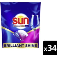 Een afbeelding van Sun Brilliant shine all-in-1 vaatwascapsules