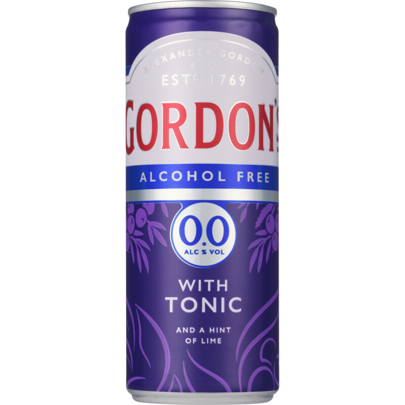 Een afbeelding van Gordon's Gin & tonic alcoholvrij