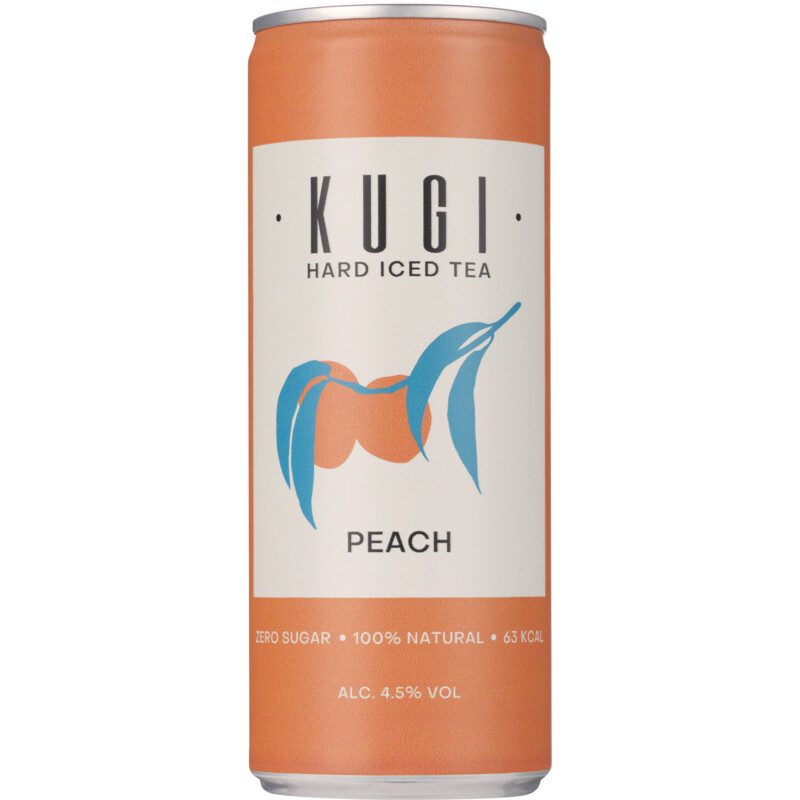 Een afbeelding van KUGI Hard iced tea peach
