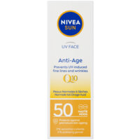 Een afbeelding van Nivea Sun face anti-age crème spf50