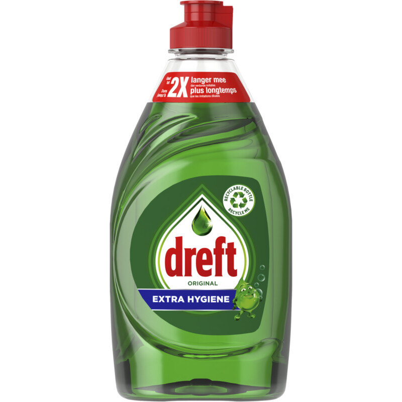 Een afbeelding van Dreft Afwasmiddel  extra hygiene original