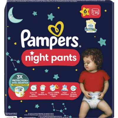 Pampers Baby dry night pants luierbroekjes 6 bestellen Albert Heijn