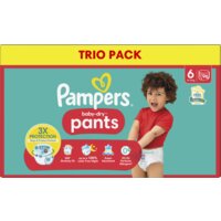Een afbeelding van Pampers Baby-dry pants luierbroekjes 6 trio pack
