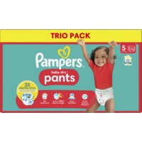 Een afbeelding van Pampers Baby-dry pants luierbroekjes 5 trio pack