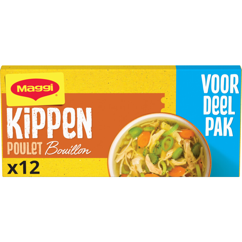 Een afbeelding van Maggi Kippen bouillon blokjes voordeelpak