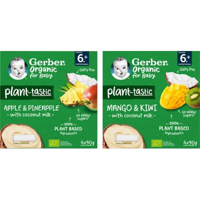 pdp-image-Gerber Organic plantaardige baby toetjes