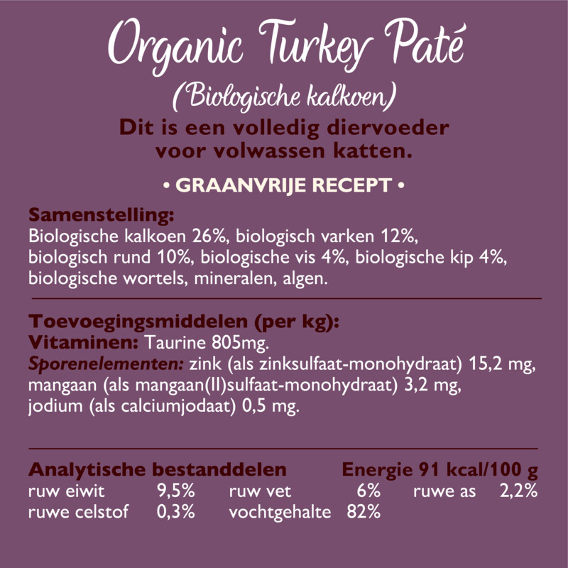Een afbeelding van Lily's Kitchen Organic paté met kalkoen