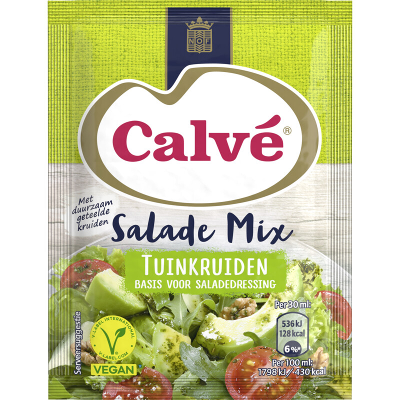 Een afbeelding van Calvé Salademix tuinkruiden