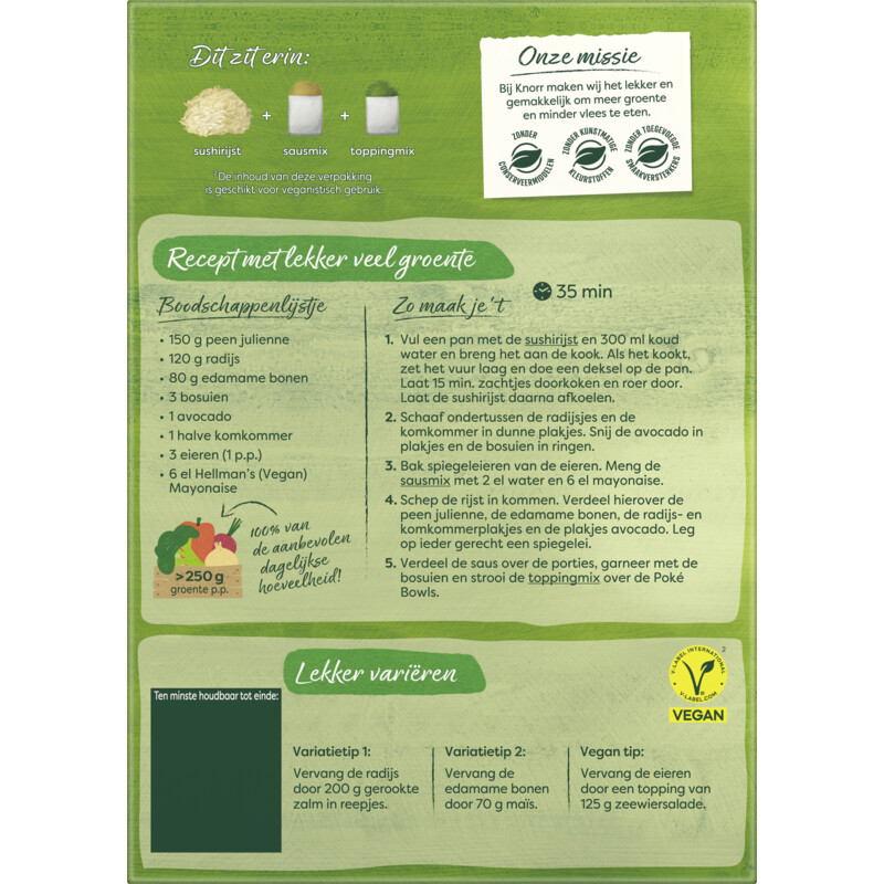 Een afbeelding van Knorr Foodtrips poke bowl