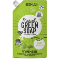Marcel's Green Soap Handafwas basicilum & vetiver refill