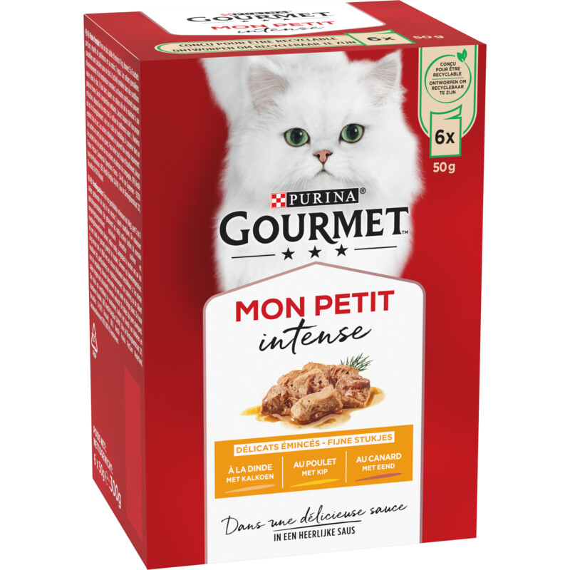 Een afbeelding van Gourmet Mon petit intense met kip eend kalkoen
