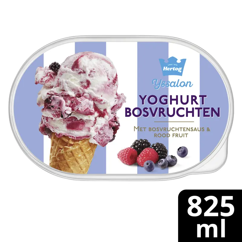 Hertog Ijssalon yoghurt bosvruchten