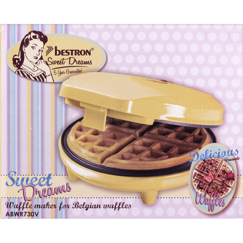Een afbeelding van Bestron Wafelijzer vanille