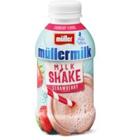 Een afbeelding van Müller Müllermilk milkshake aardbeismaak