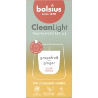 Een afbeelding van Bolsius Navulling clean light grapefruit ginger