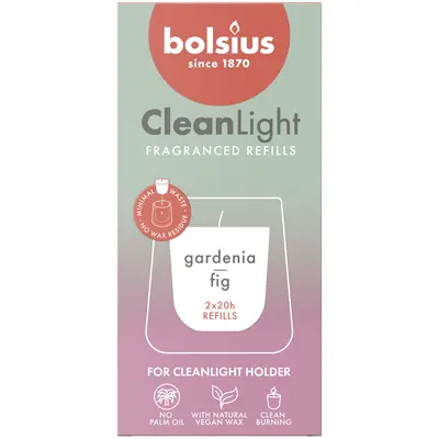 pdp-image-Bolsius Cleanlight candle gardenia & fig