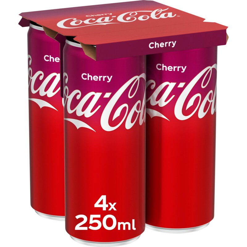 Een afbeelding van Coca-Cola Cherry 4-pack