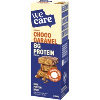 Een afbeelding van Wecare High protein bars choco caramel