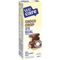 Een afbeelding van Wecare Meal replacement bars choco crisp