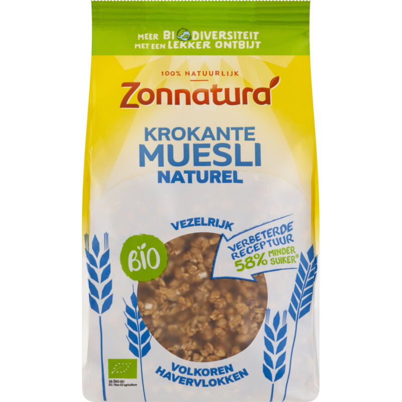 Een afbeelding van Zonnatura Krokante muesli naturel
