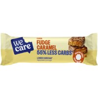 Een afbeelding van Wecare Fudge caramel lower carb bar