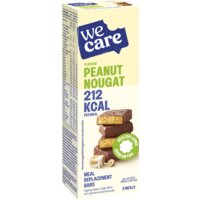 Een afbeelding van Wecare Meal replacement bars peanut nougat