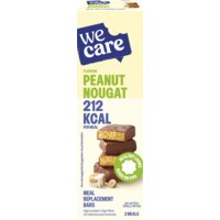 Een afbeelding van Wecare Meal replacement bars peanut nougat