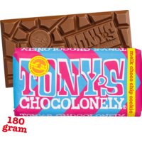 Een afbeelding van Tony's Chocolonely Reep melk choco chip cookie