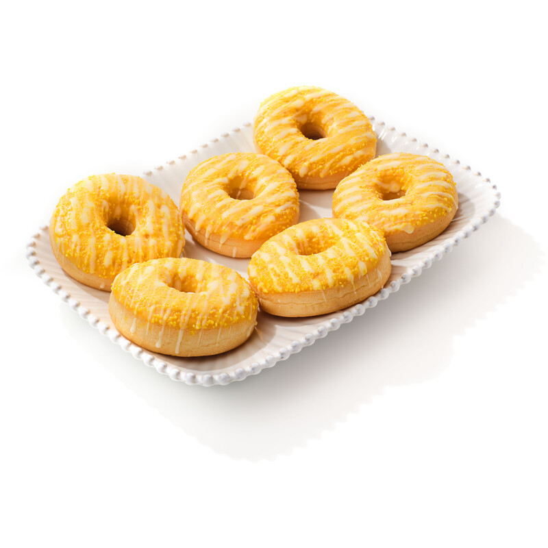 Een afbeelding van AH Mango cheesecake donut