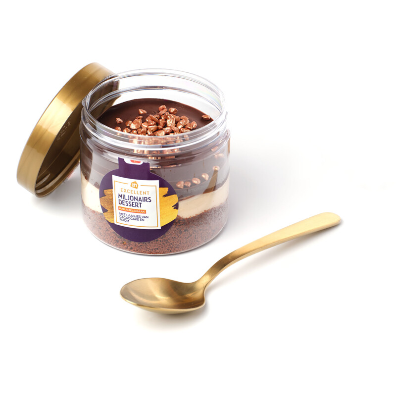 Een afbeelding van AH Miljonairsdessert karamelsmaak