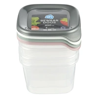 AH Bewaardoos 0.45 liter vierkant