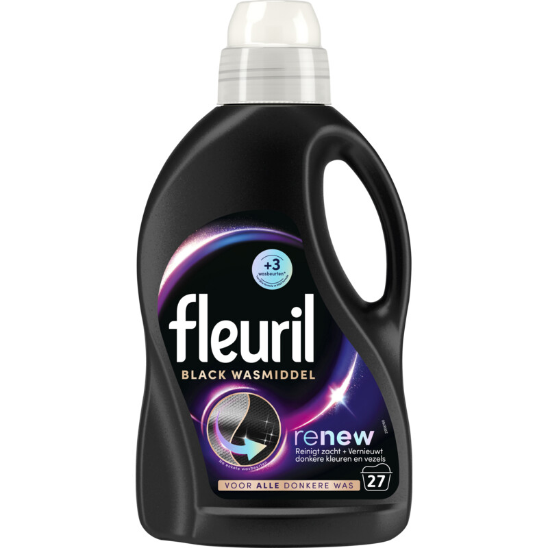 Fleuril Renew black & fiber vloeibaar wasmiddel