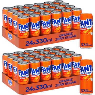 pdp-image-Fanta Orange Zero Sugar 2-tray pakket