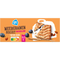 Een afbeelding van AH Meergranenbiscuit rozijn