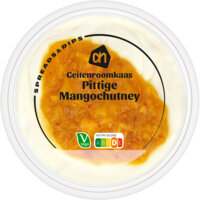 Een afbeelding van AH Geitenroomkaas pittige mangochutney