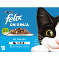 Een afbeelding van Felix Original vis selectie in gelei