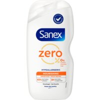 Afbeelding van Sanex Zero% nourishing douchegel droge huid