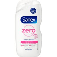 Een afbeelding van Sanex Zero% hypoallergenic douchegel