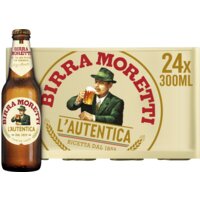 Een afbeelding van Birra Moretti L'autentica bier krat
