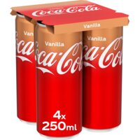 Een afbeelding van Coca-Cola Vanilla 4-pack