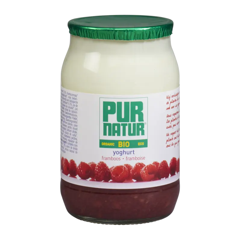 Pur Natur Biologische yoghurt framboos