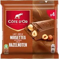 Côte d'Or Melk noten 4 repen BEL