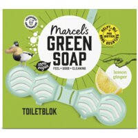 Een afbeelding van Marcel's Green Soap Toiletblok lemon ginger