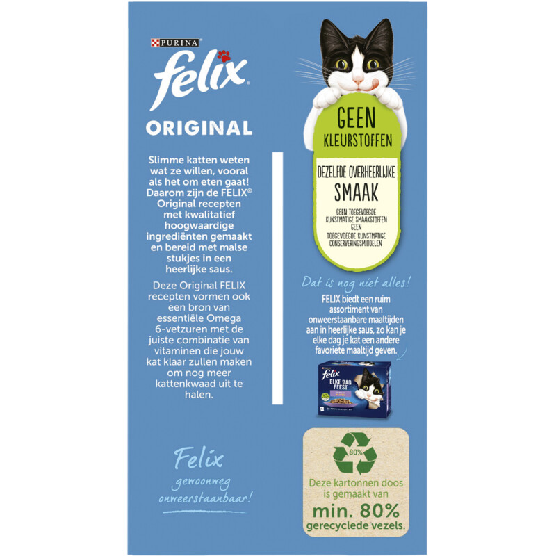 Een afbeelding van Felix Original gevogelte selectie in saus