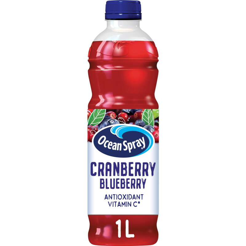 Een afbeelding van Ocean Spray Blauwe bes cranberry & appel