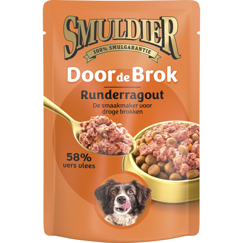 Een afbeelding van Smuldier Door de brok runderragout