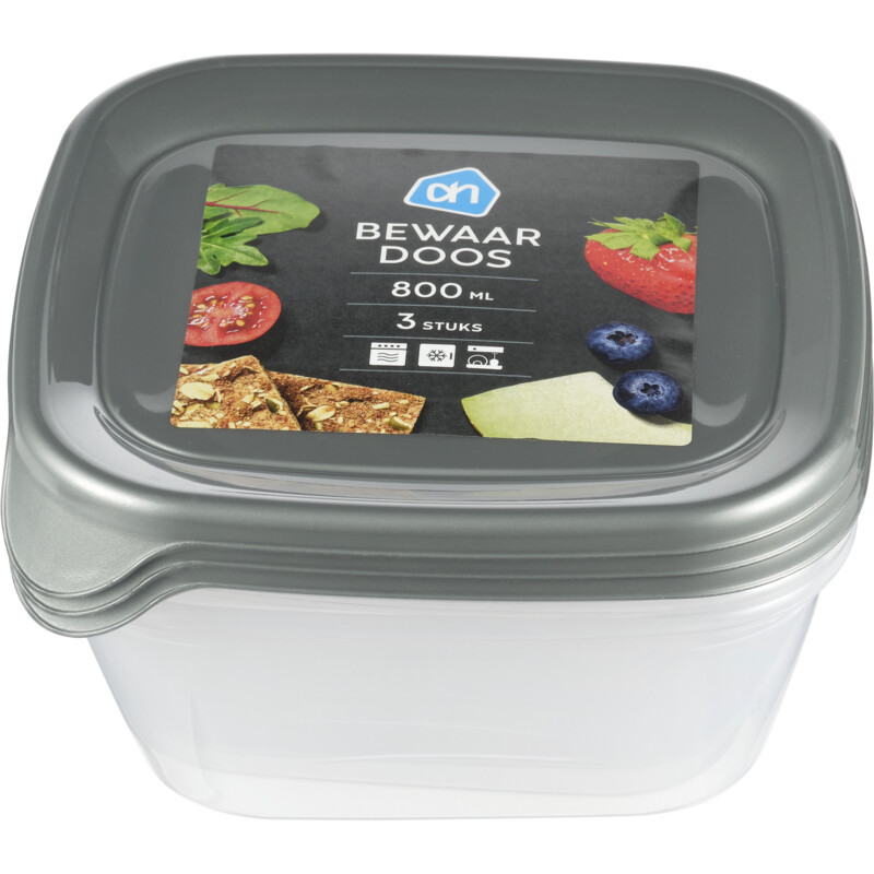 Een afbeelding van AH Bewaardoos 0,8ltr vierkant