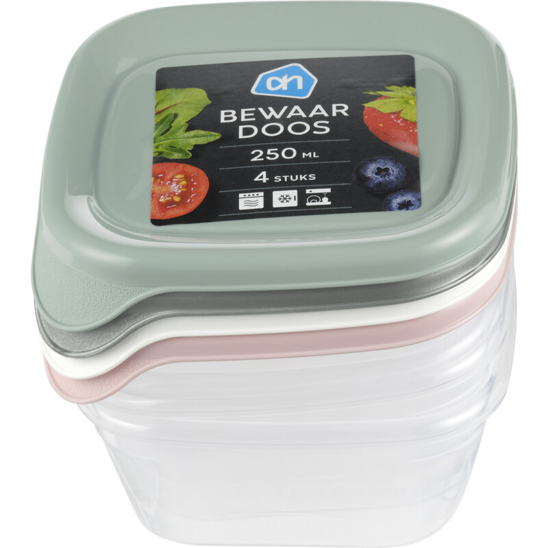 Een afbeelding van AH Bewaardoos 0.25ltr vierkant